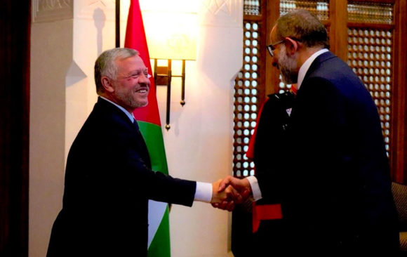 Dr Aref Nayed Meets His Majesty King Abdullah II bin Al Hussein