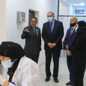  رئيس مجمع ليبيا للدراسات المتقدمة يزور الجامعة الليبية الدولية للعلوم الطبية