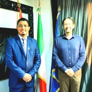 Meeting of the Director of Training Department at LIAS with the Italian Consul in Benghazi