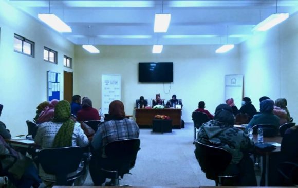 نظم مجمع ليبيا ندوة بعنوان: تمكين المرأة في السّلم الاجتماعي.